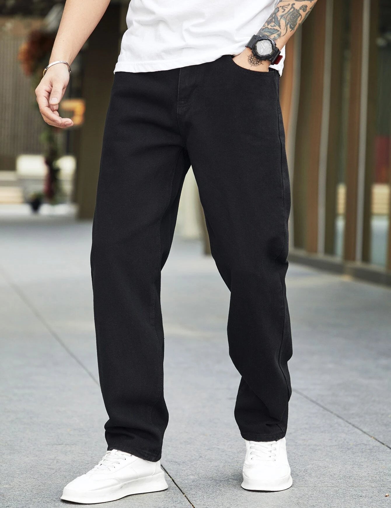 KOTTY Regular Men Black Jeans