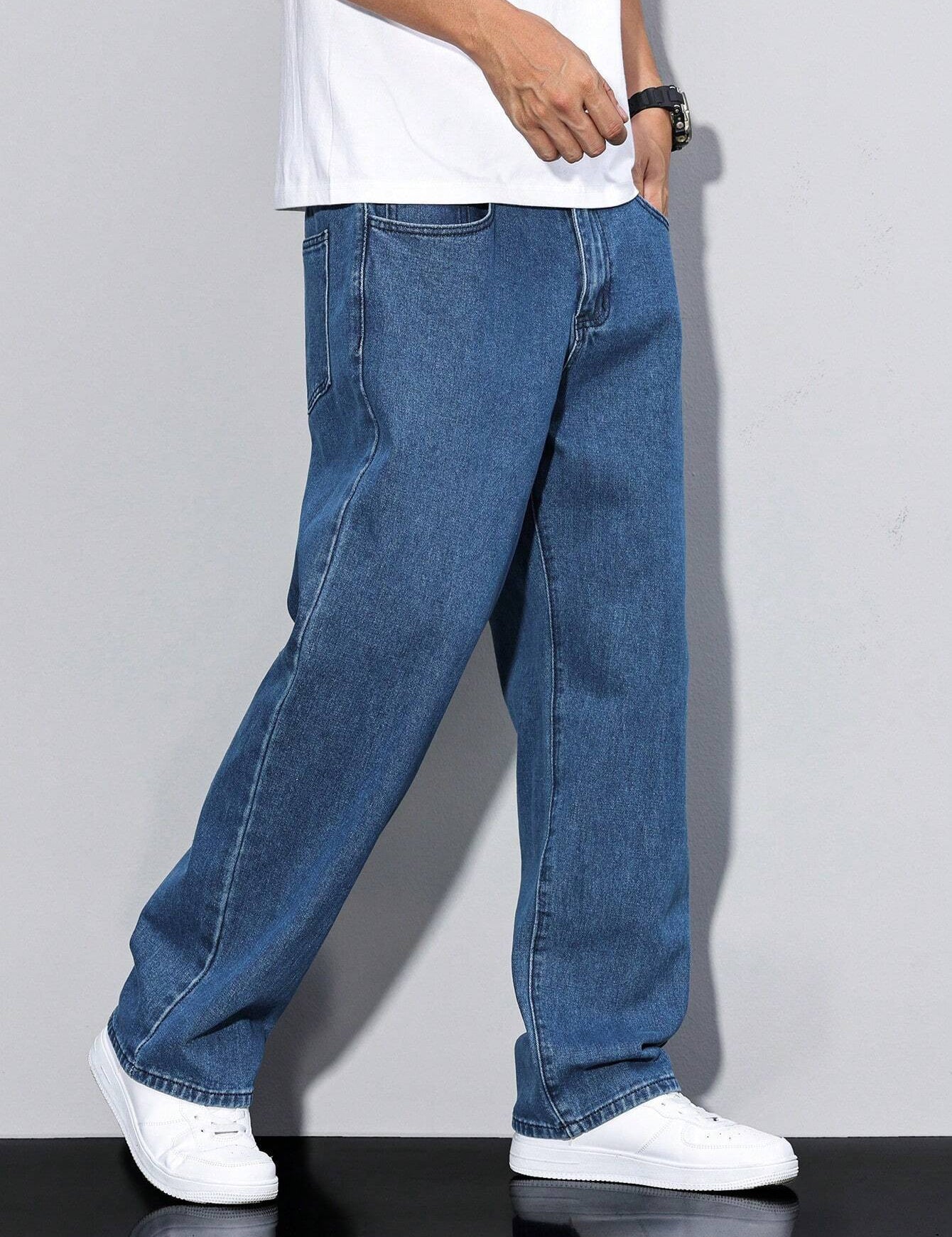 KOTTY Straight Fit Men Blue Jeans