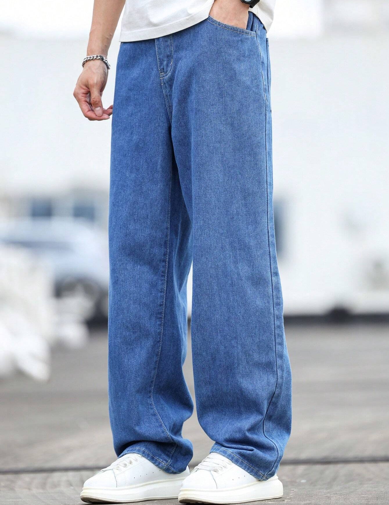 KOTTY Straight Fit Men Blue Jeans