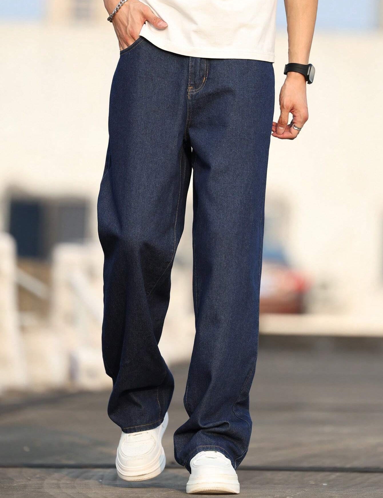 KOTTY Straight Fit Men Blue Jeans