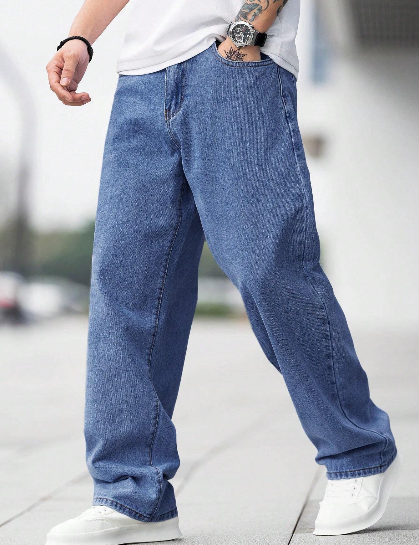 KOTTY Straight Fit Men Blue Jeans