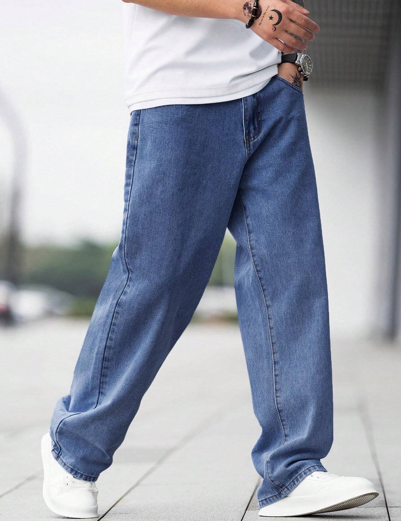 KOTTY Straight Fit Men Blue Jeans