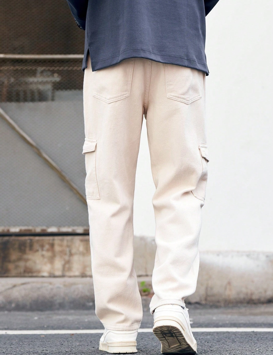 KOTTY Straight Fit Men White Jeans