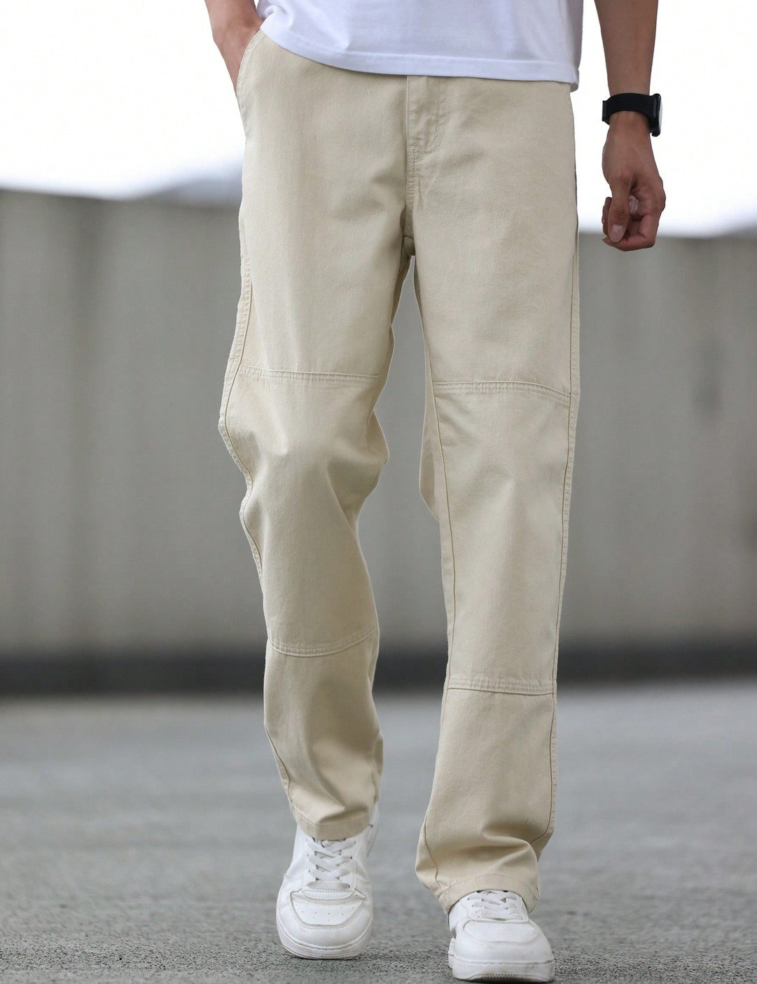 KOTTY Straight Fit Men White Jeans