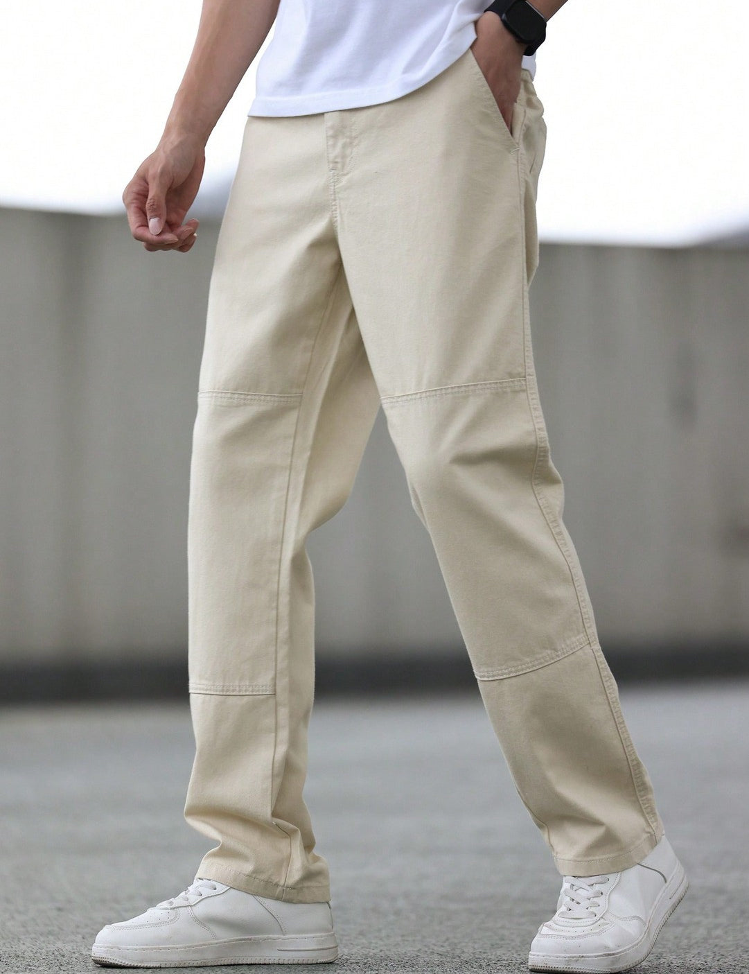 KOTTY Straight Fit Men White Jeans