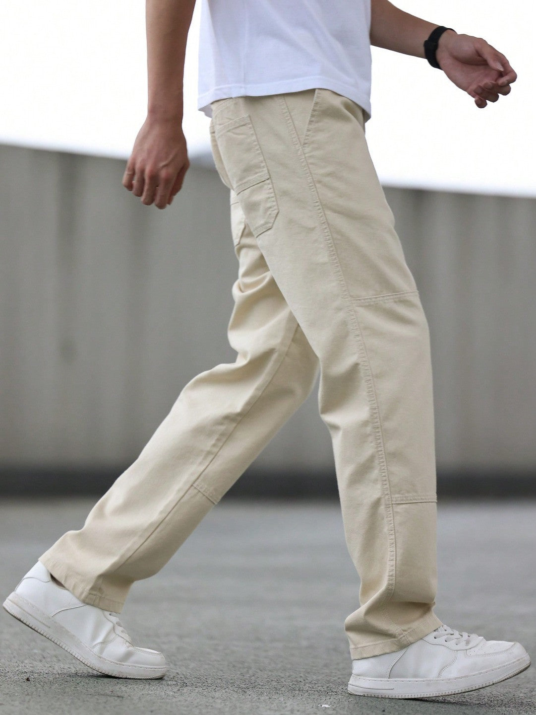 KOTTY Straight Fit Men White Jeans