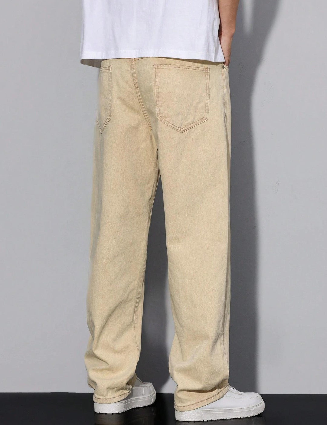 KOTTY Straight Fit Men White Jeans