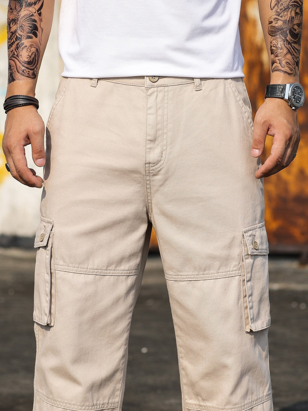 KOTTY Straight Fit Men White Jeans