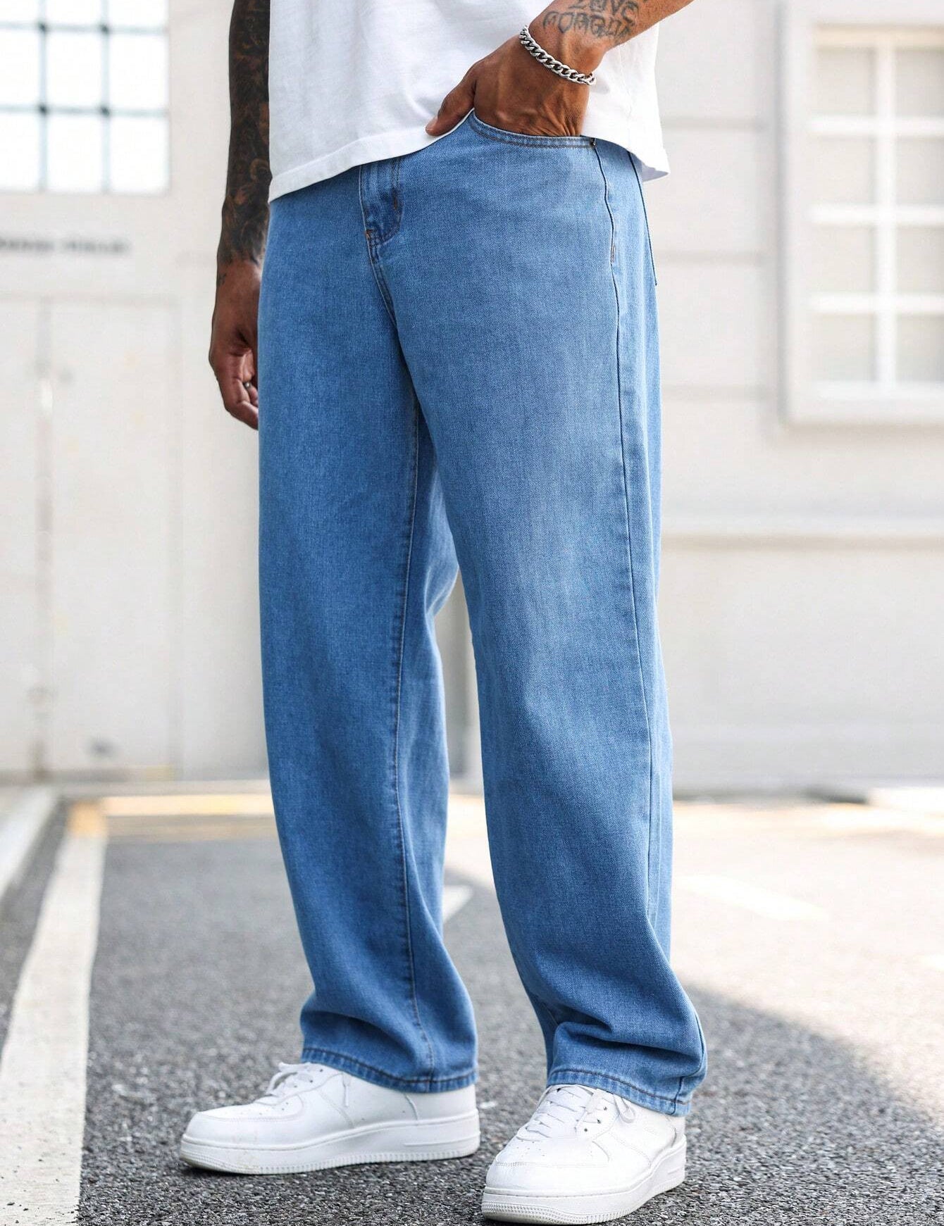 KOTTY Straight Fit Men Light Blue Jeans