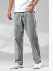 KOTTY Straight Fit Men Grey Jeans
