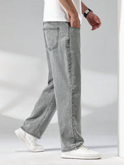 KOTTY Straight Fit Men Grey Jeans