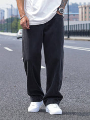 KOTTY Straight Fit Men Black Jeans