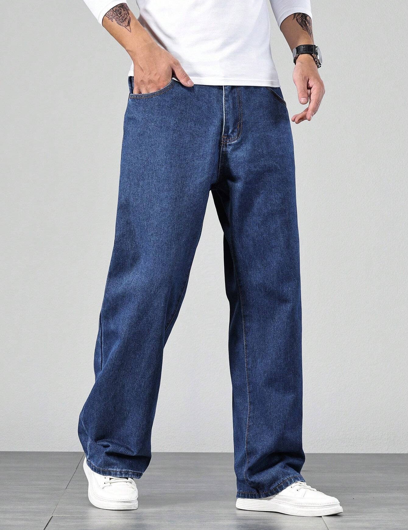 KOTTY Straight Fit Men Blue Jeans