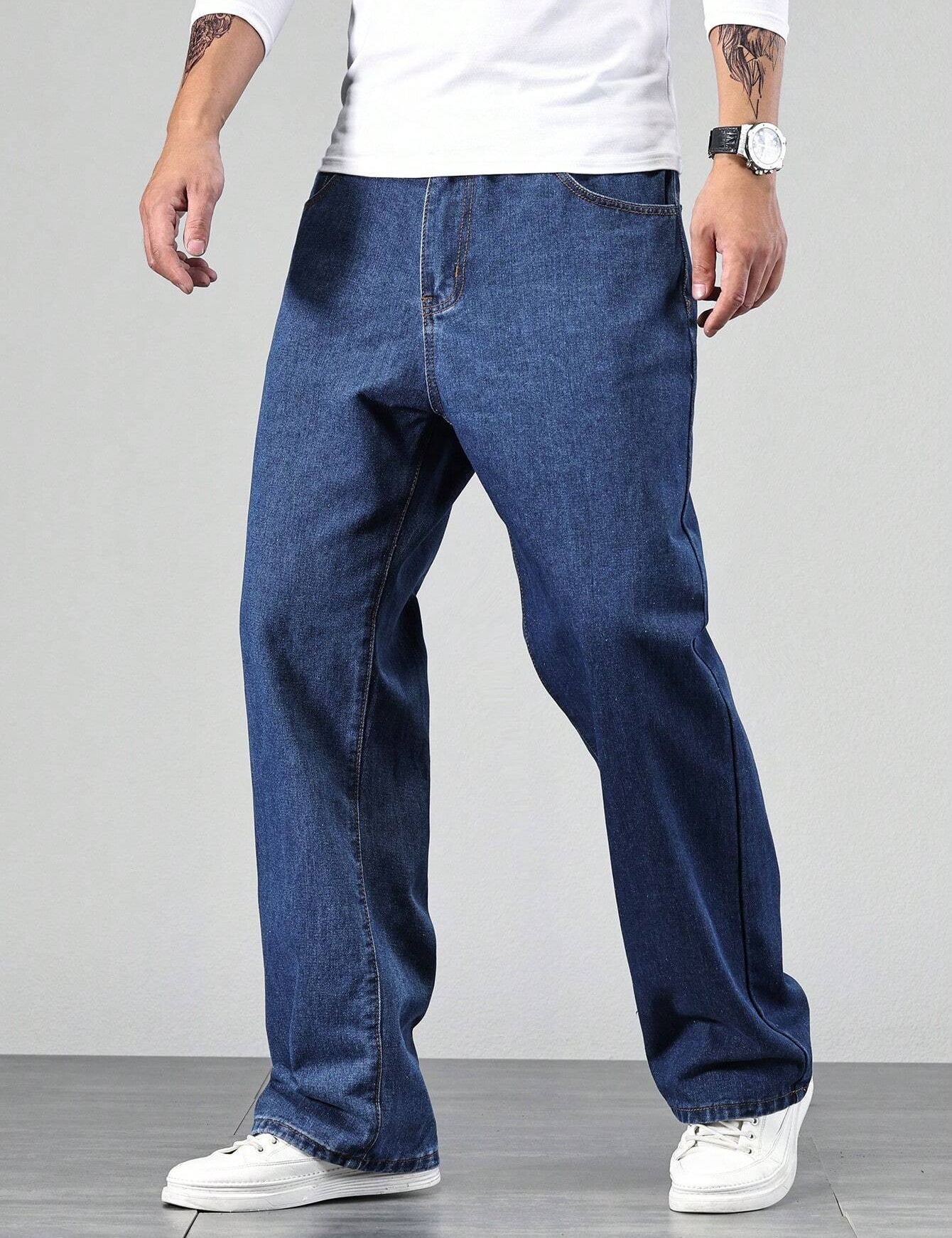 KOTTY Straight Fit Men Blue Jeans