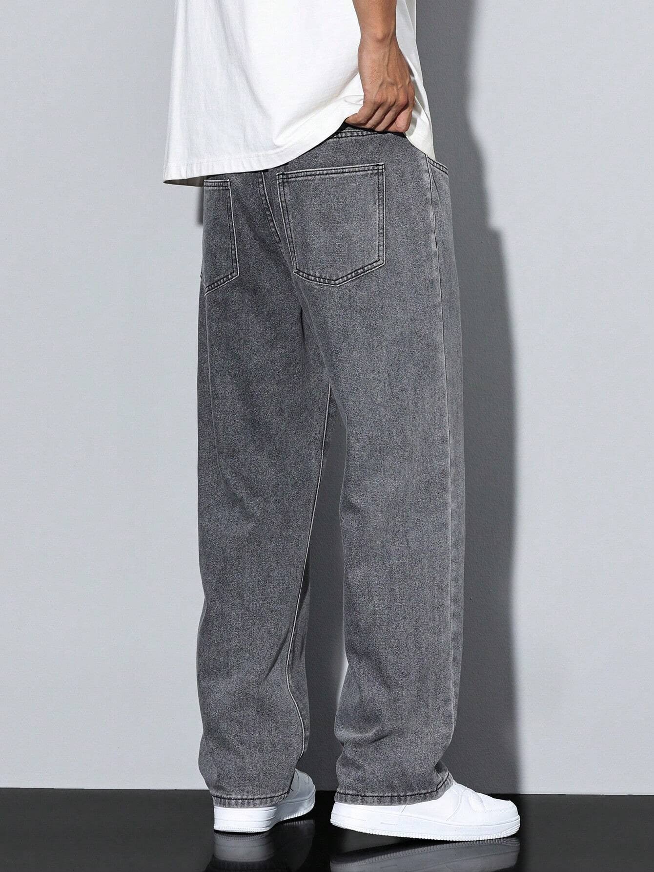 KOTTY Straight Fit Men Grey Jeans