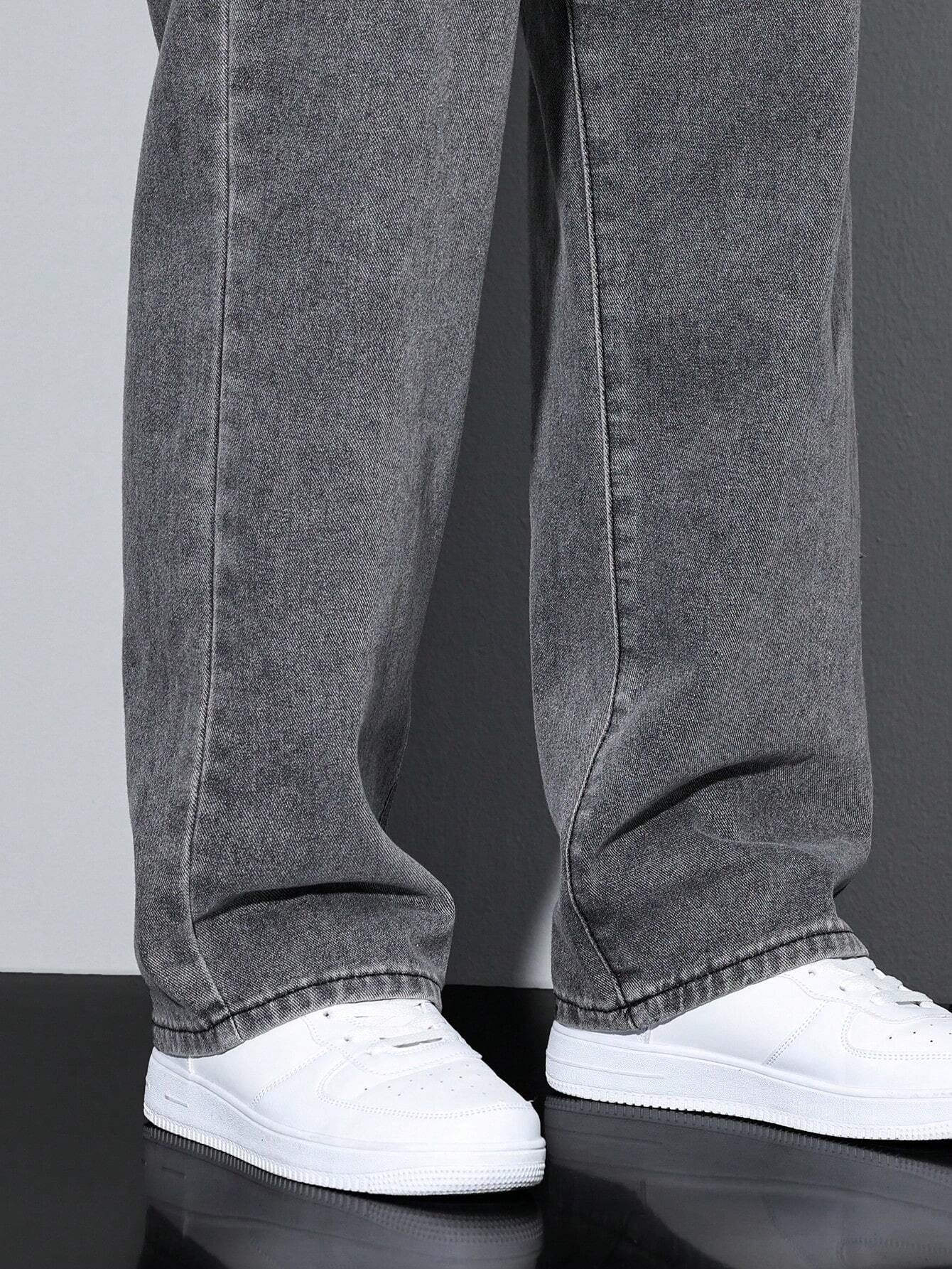 KOTTY Straight Fit Men Grey Jeans