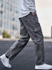 KOTTY Straight Fit Men Grey Jeans