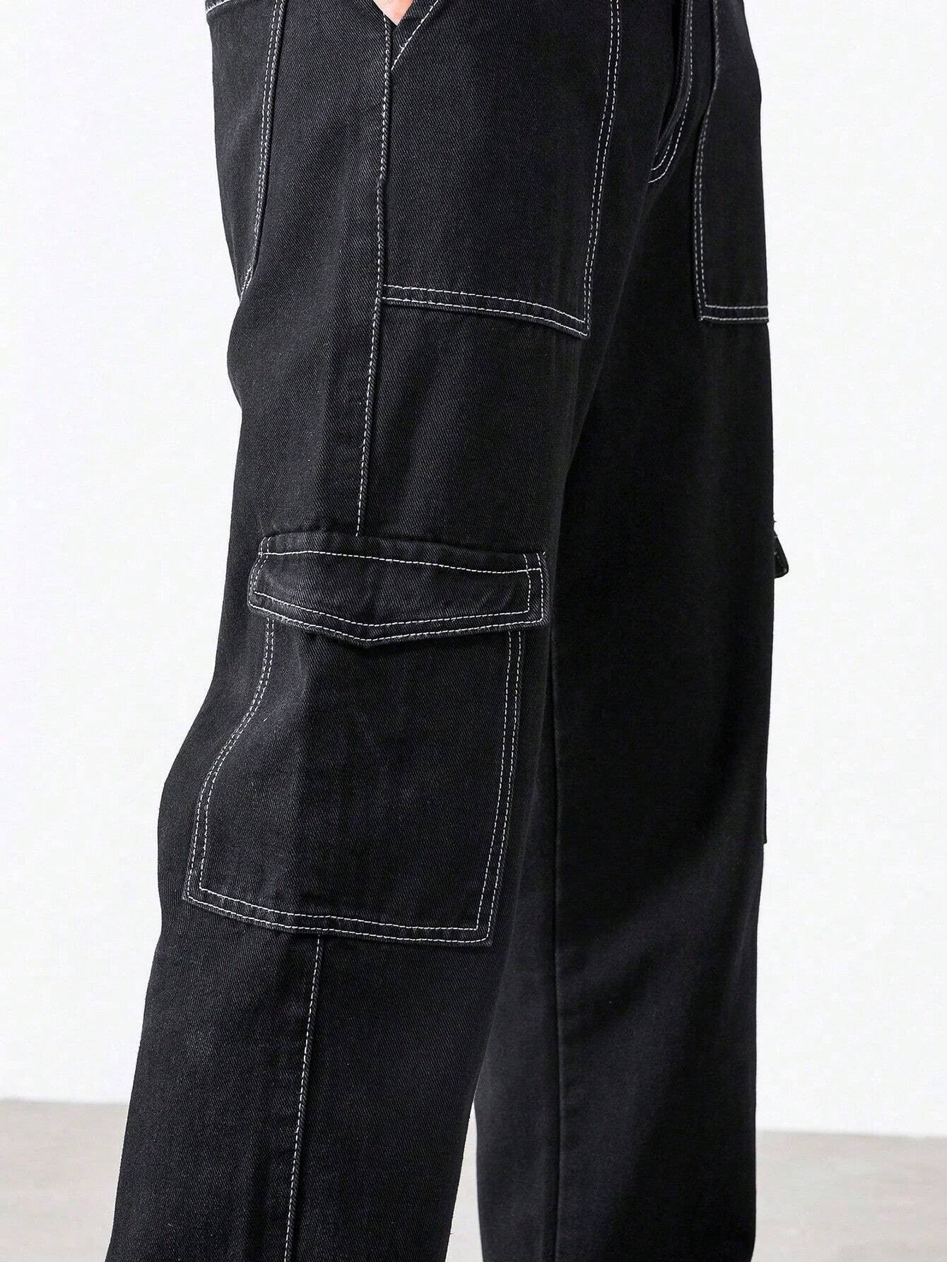 KOTTY Straight Fit Men Black Jeans