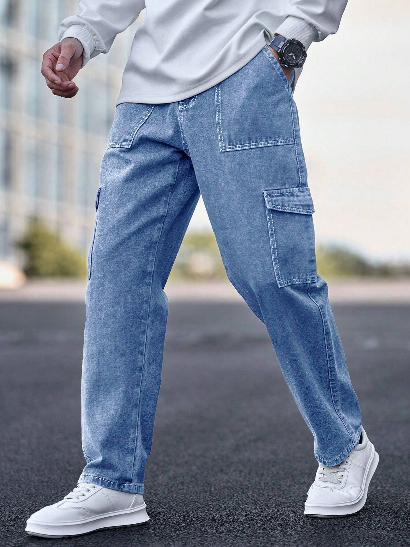 KOTTY Straight Fit Men Light Blue Jeans