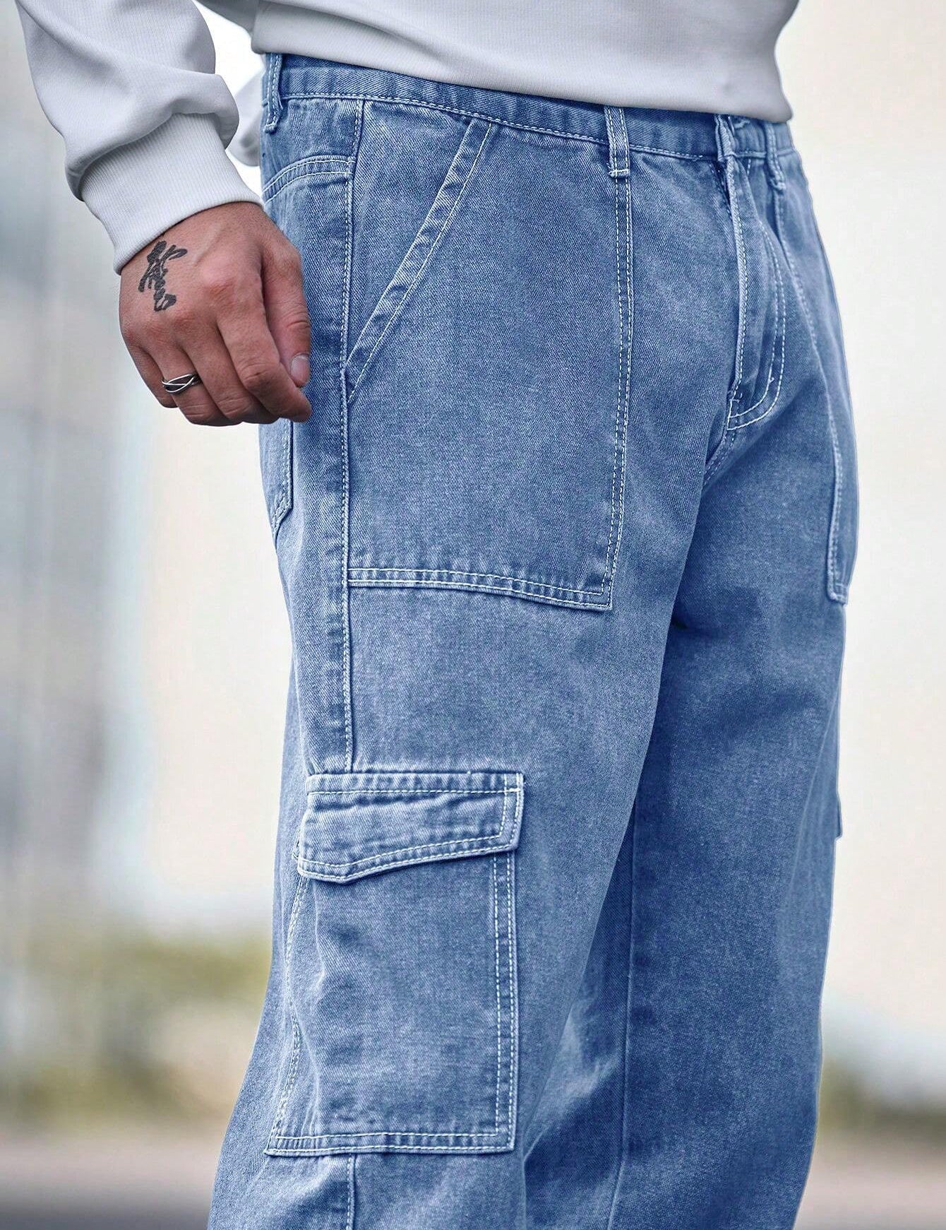 KOTTY Straight Fit Men Light Blue Jeans