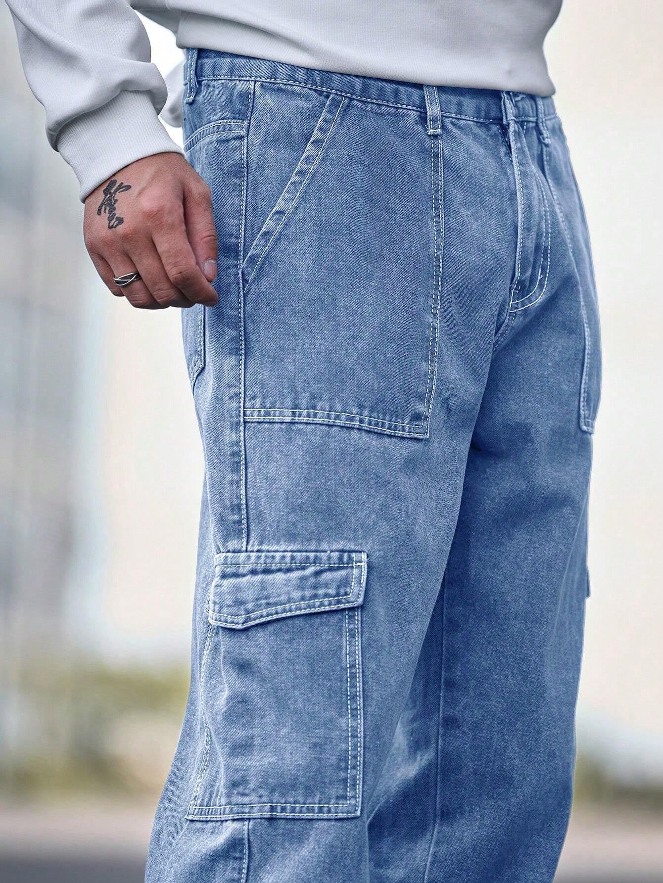 KOTTY Straight Fit Men Light Blue Jeans