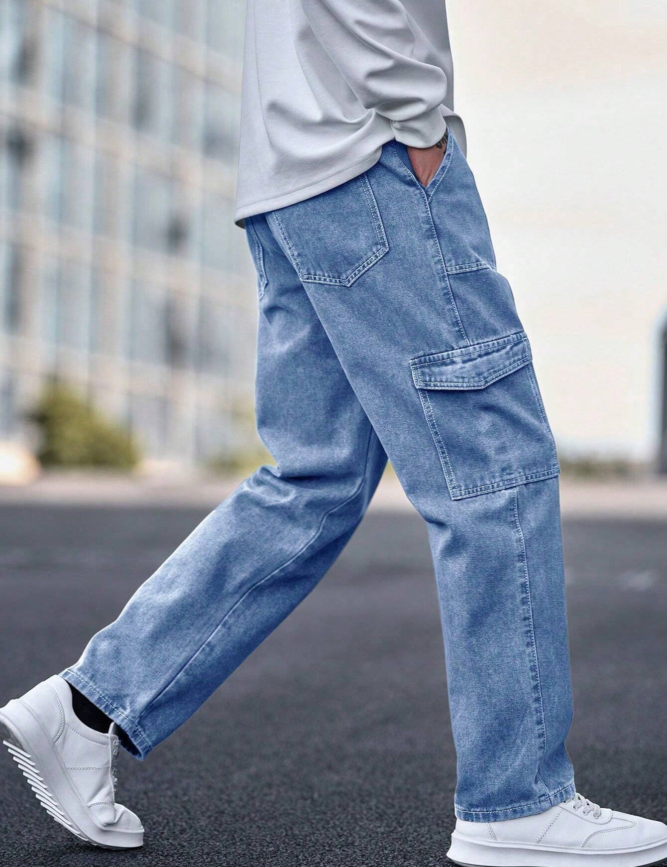 KOTTY Straight Fit Men Light Blue Jeans