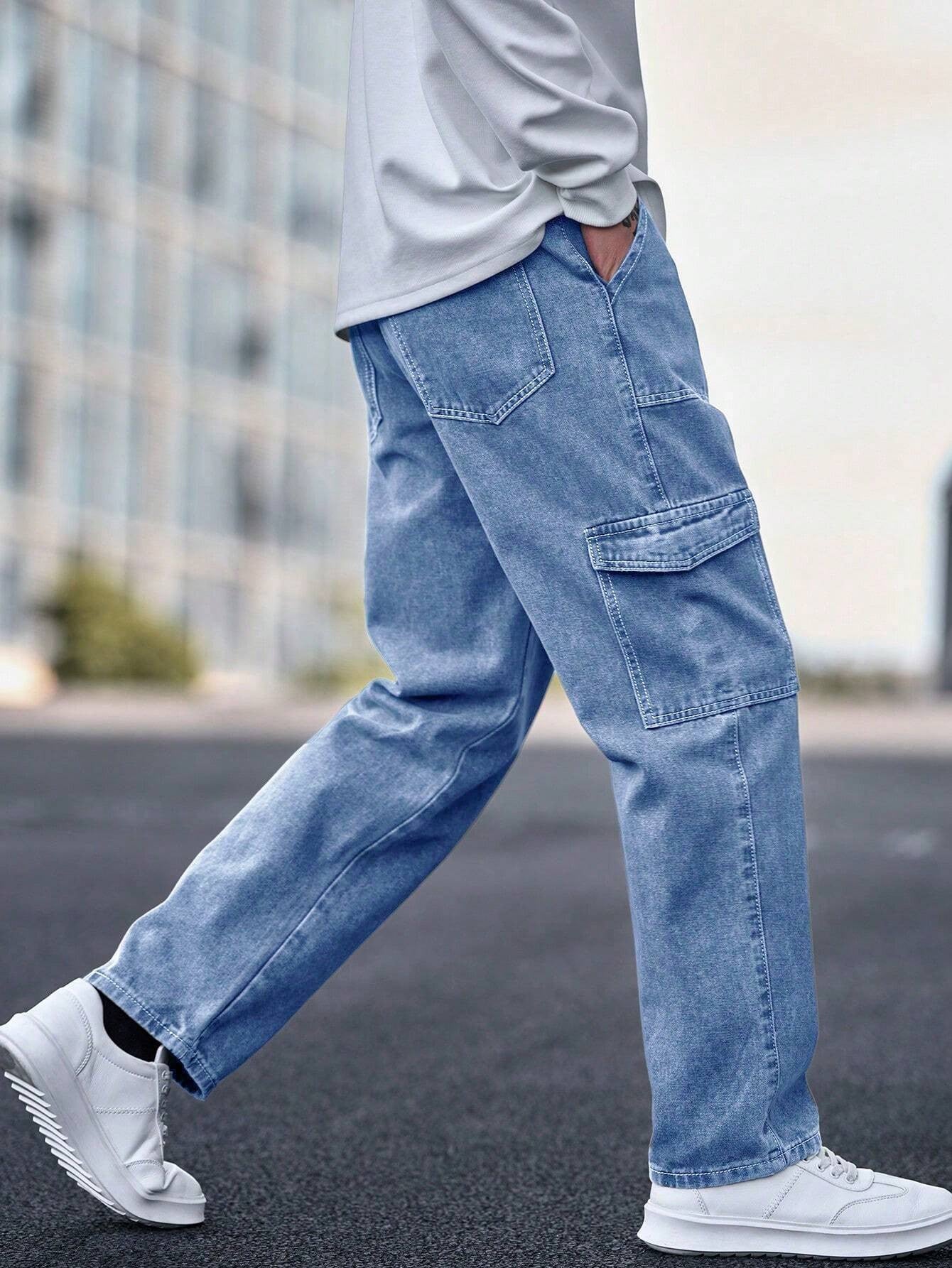 KOTTY Straight Fit Men Light Blue Jeans