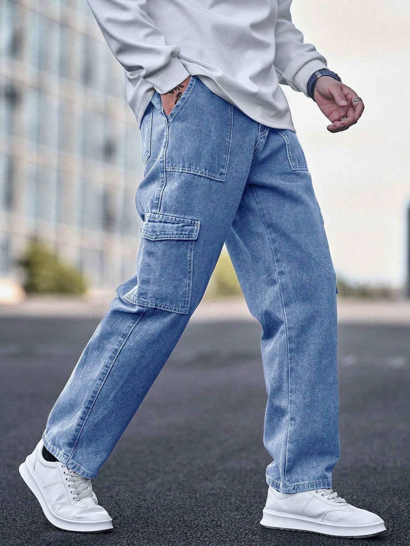 KOTTY Straight Fit Men Light Blue Jeans
