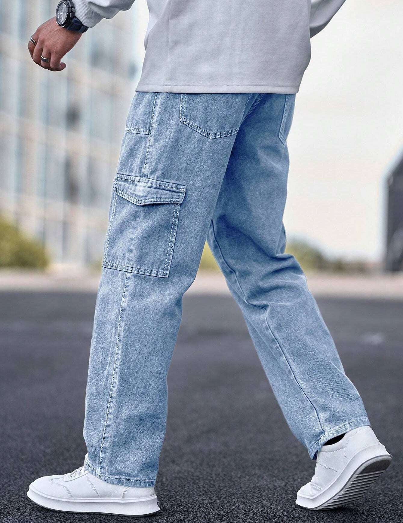 KOTTY Straight Fit Men Light Blue Jeans