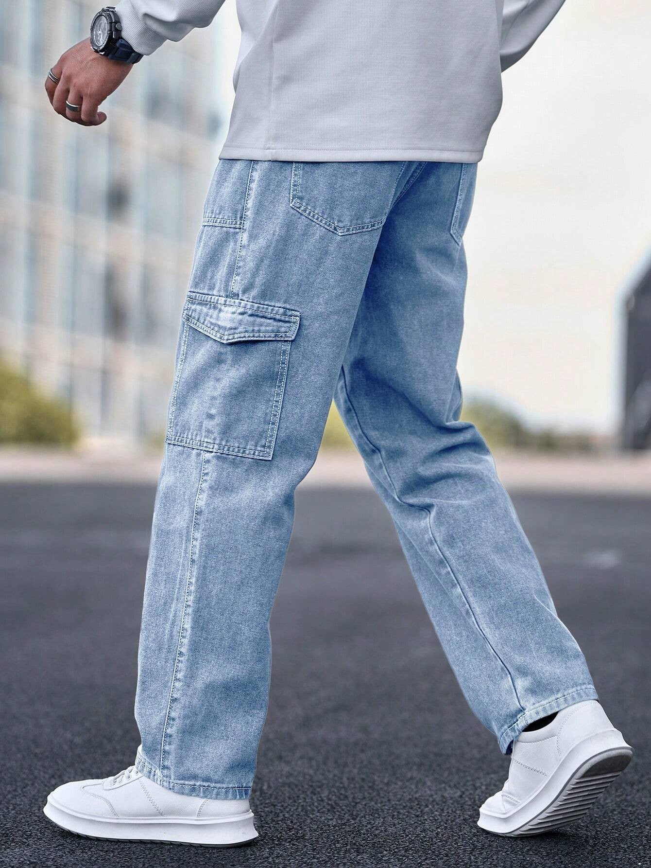 KOTTY Straight Fit Men Light Blue Jeans