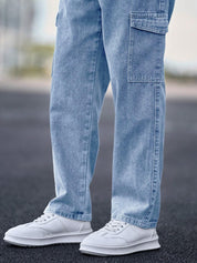 KOTTY Straight Fit Men Light Blue Jeans