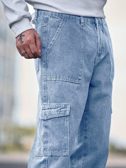 KOTTY Straight Fit Men Light Blue Jeans