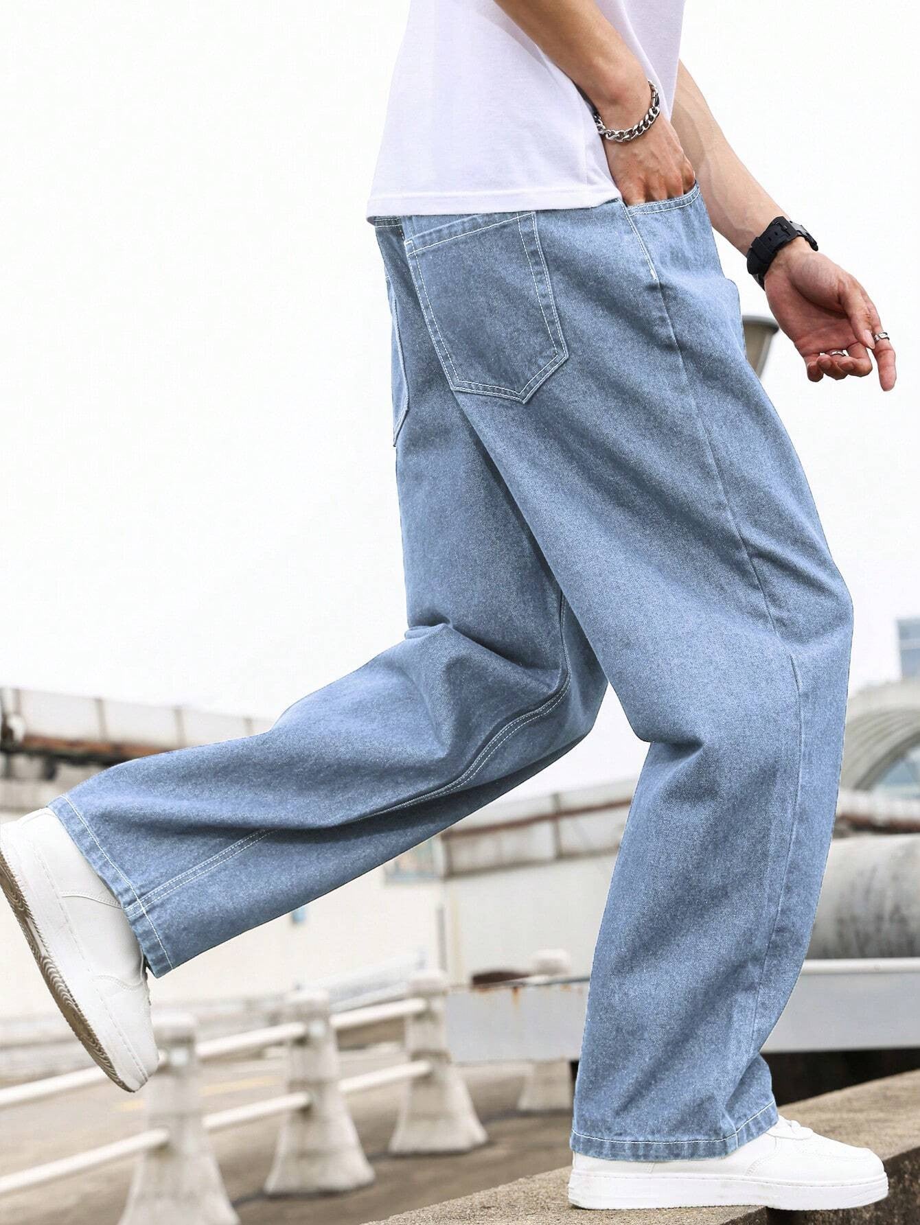 KOTTY Straight Fit Men Light Blue Jeans