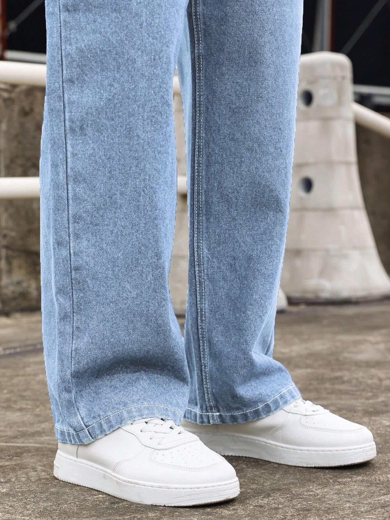 KOTTY Straight Fit Men Light Blue Jeans