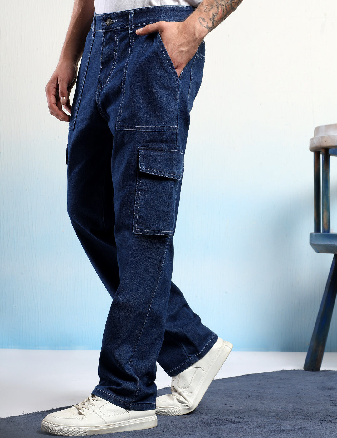 KOTTY Straight Fit Men Blue Jeans