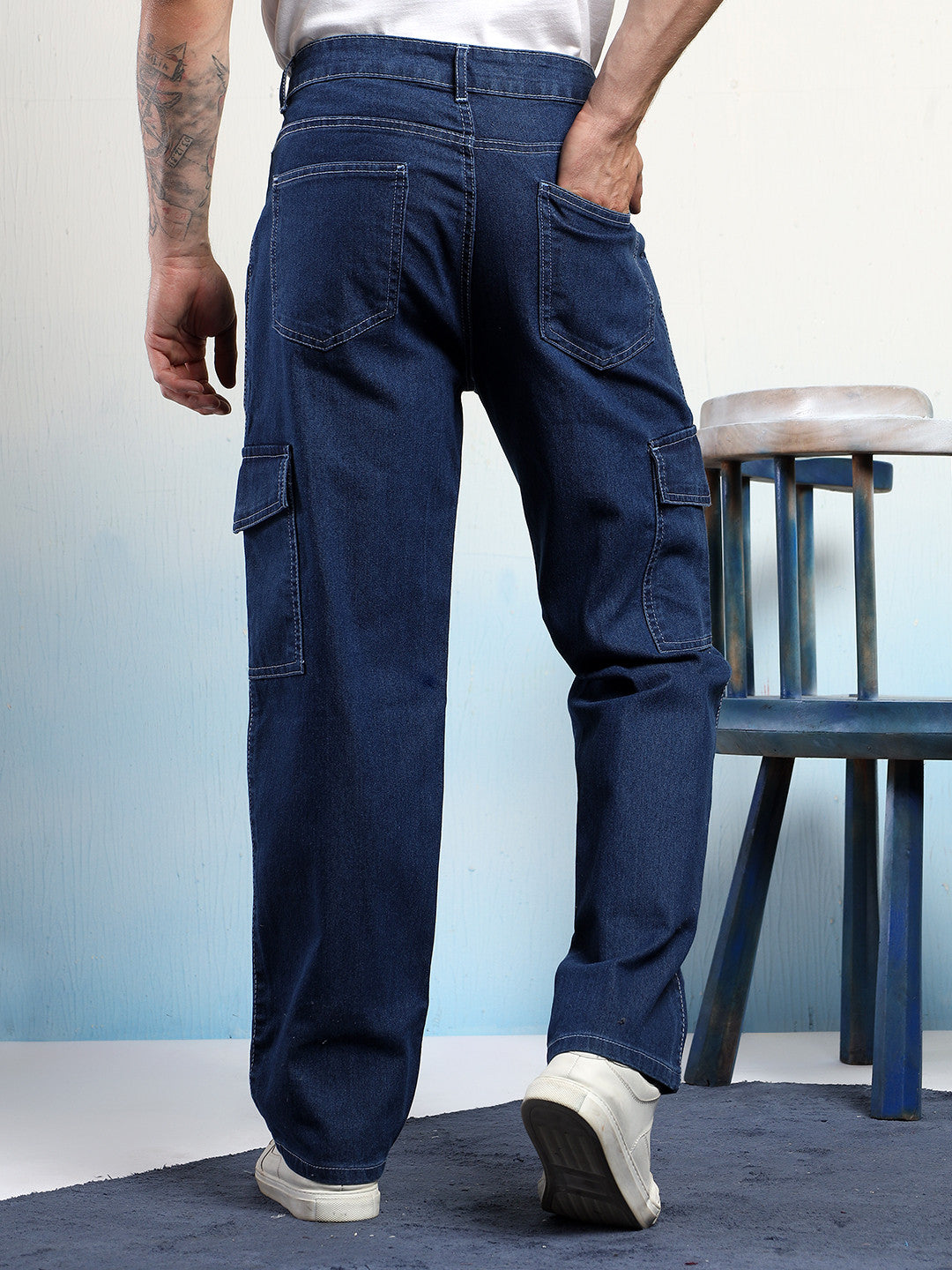 KOTTY Straight Fit Men Blue Jeans