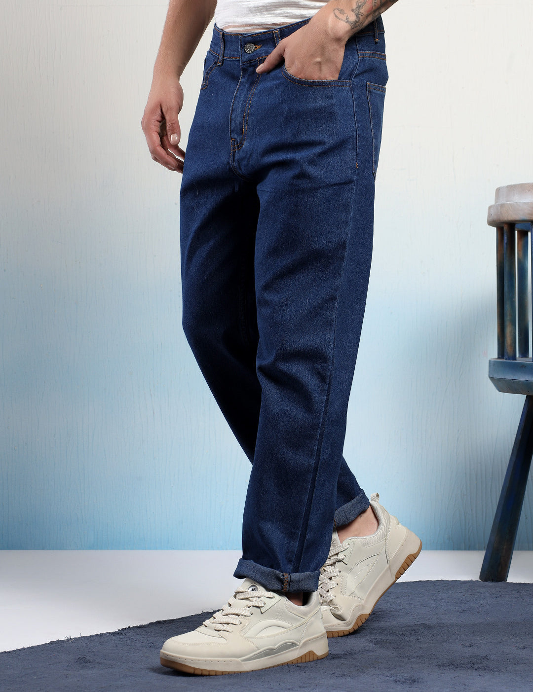 KOTTY Straight Fit Men Blue Jeans