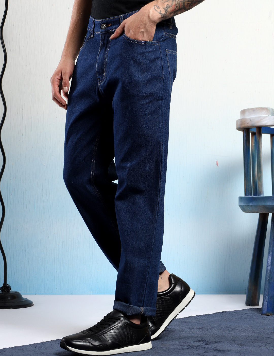 KOTTY Straight Fit Men Blue Jeans