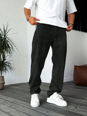 KOTTY Straight Fit Men Black Jeans