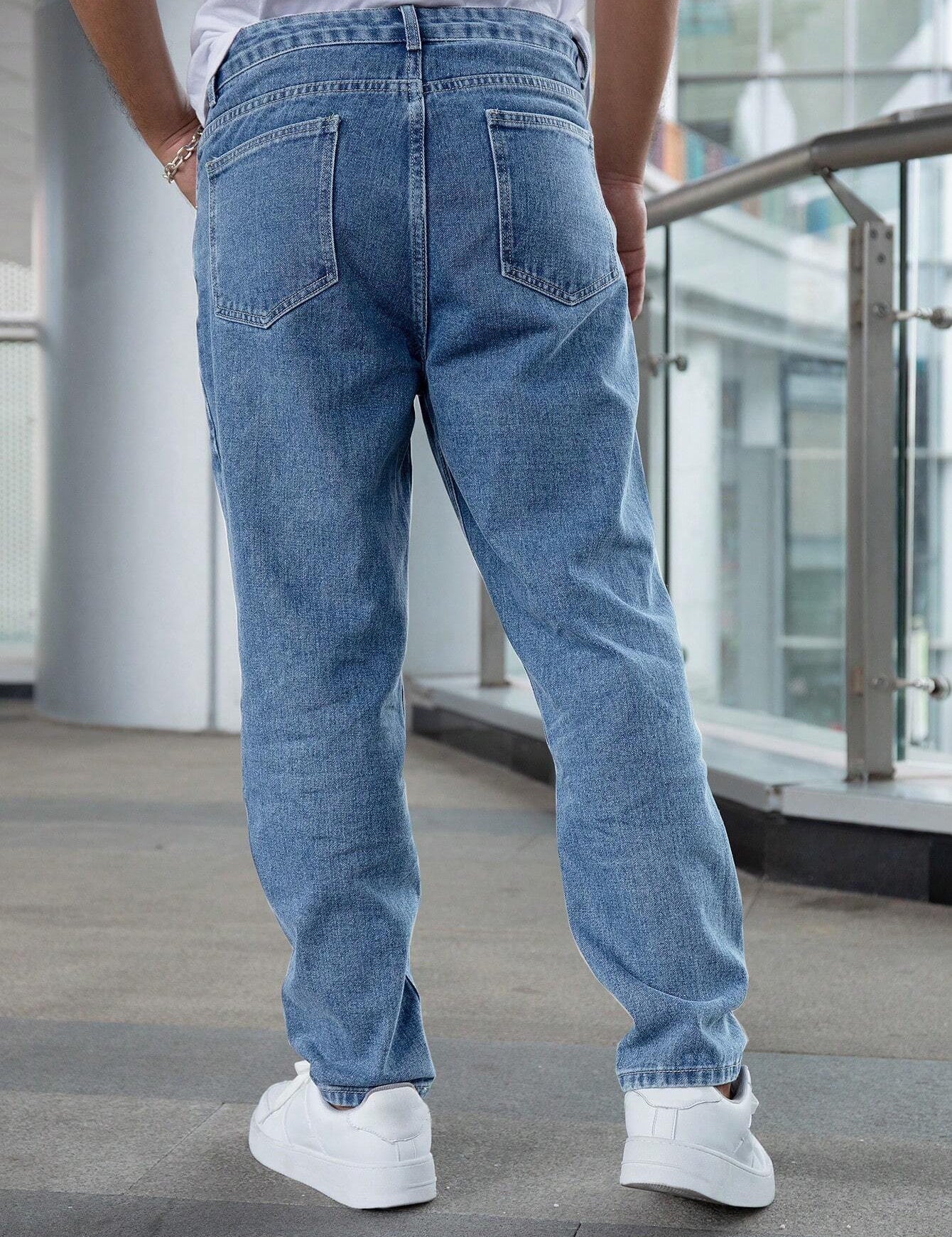 KOTTY Straight Fit Men Blue Jeans