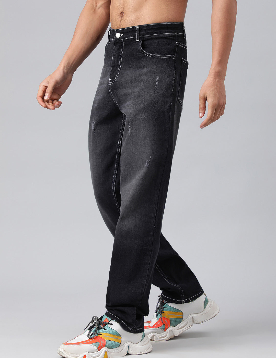 KOTTY Regular Men Black Jeans