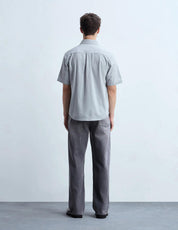 Men’s Grey Washed Straight Leg Jeans