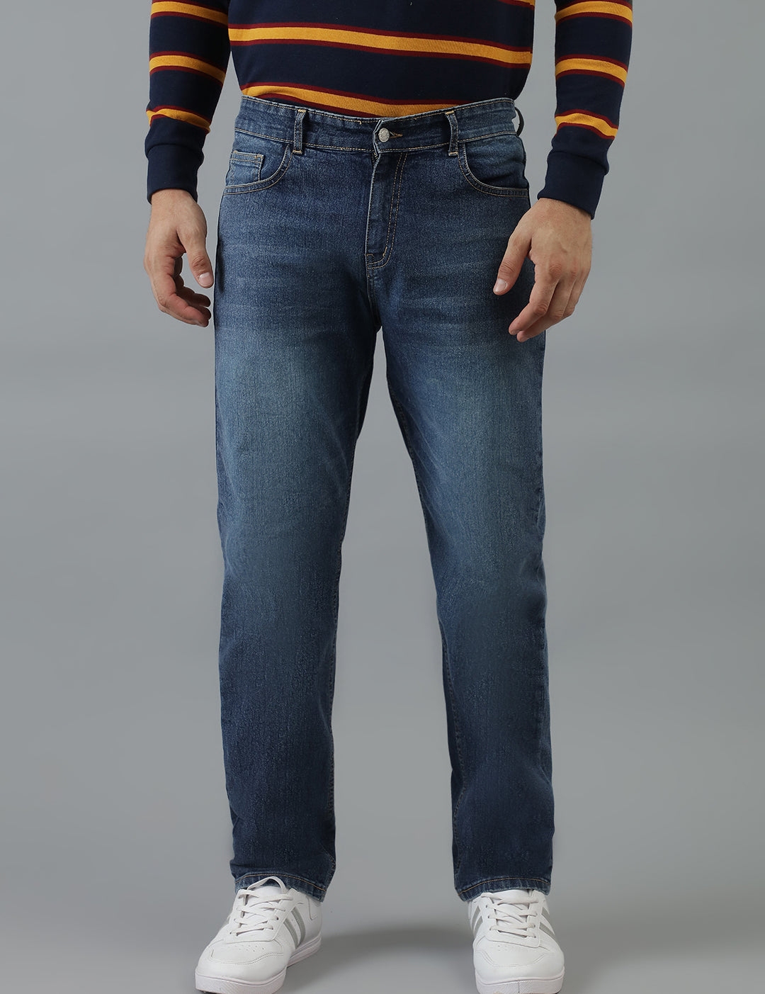 KOTTY Regular Men Dark Blue Jeans