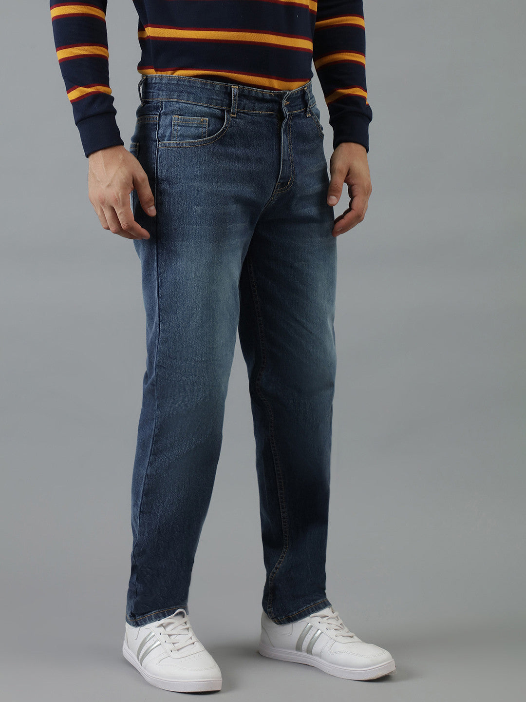 KOTTY Regular Men Dark Blue Jeans