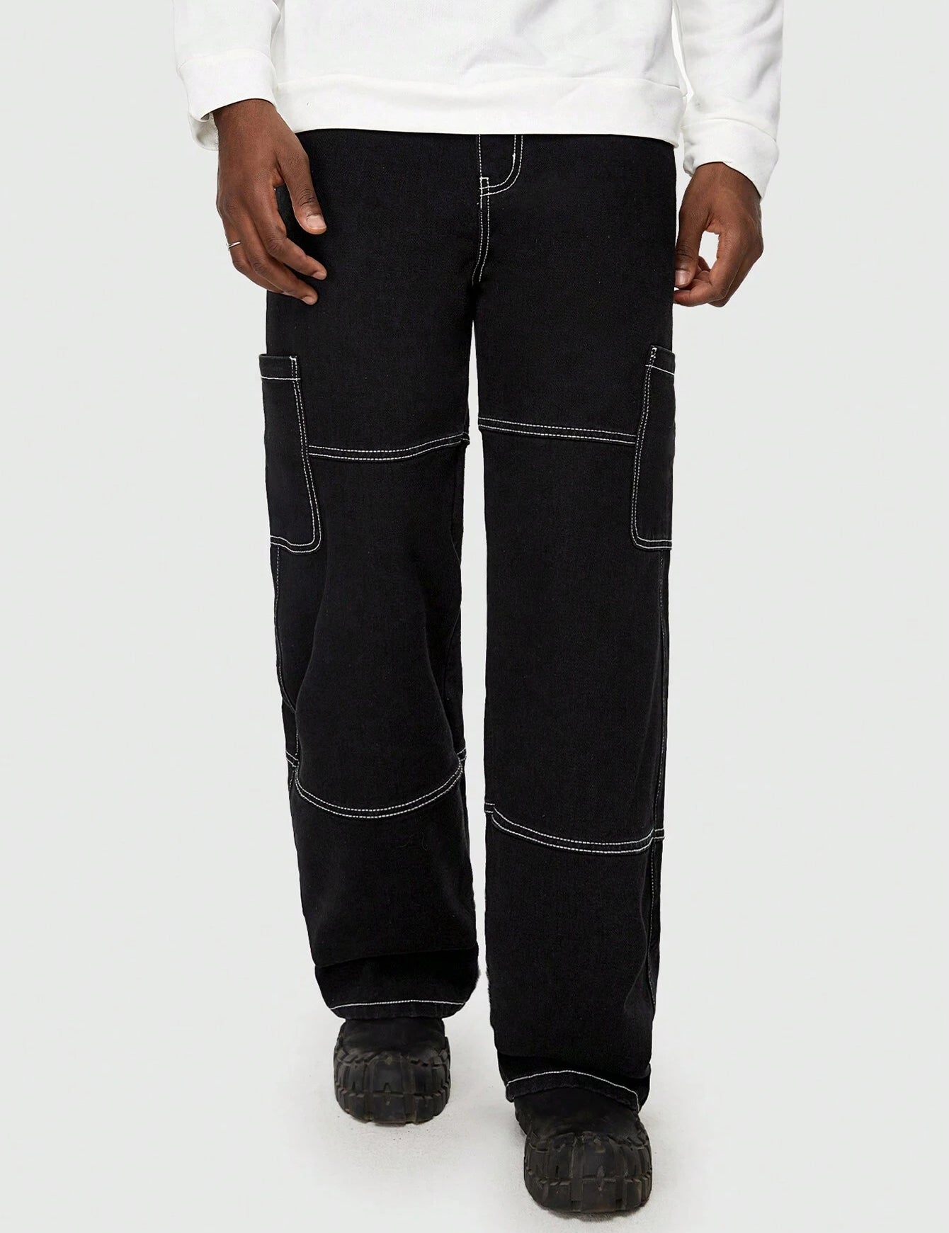 KOTTY Jogger Fit Men Black Jeans
