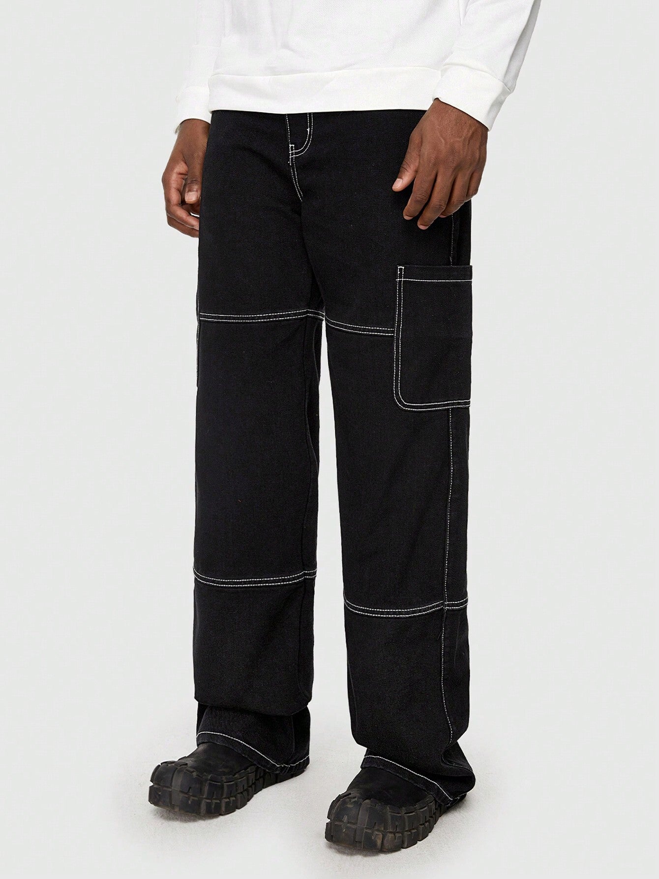 KOTTY Jogger Fit Men Black Jeans