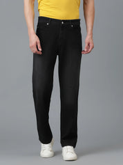 KOTTY Men's Solid Mid Rise Comfortable and Strechable Stylish Jeans