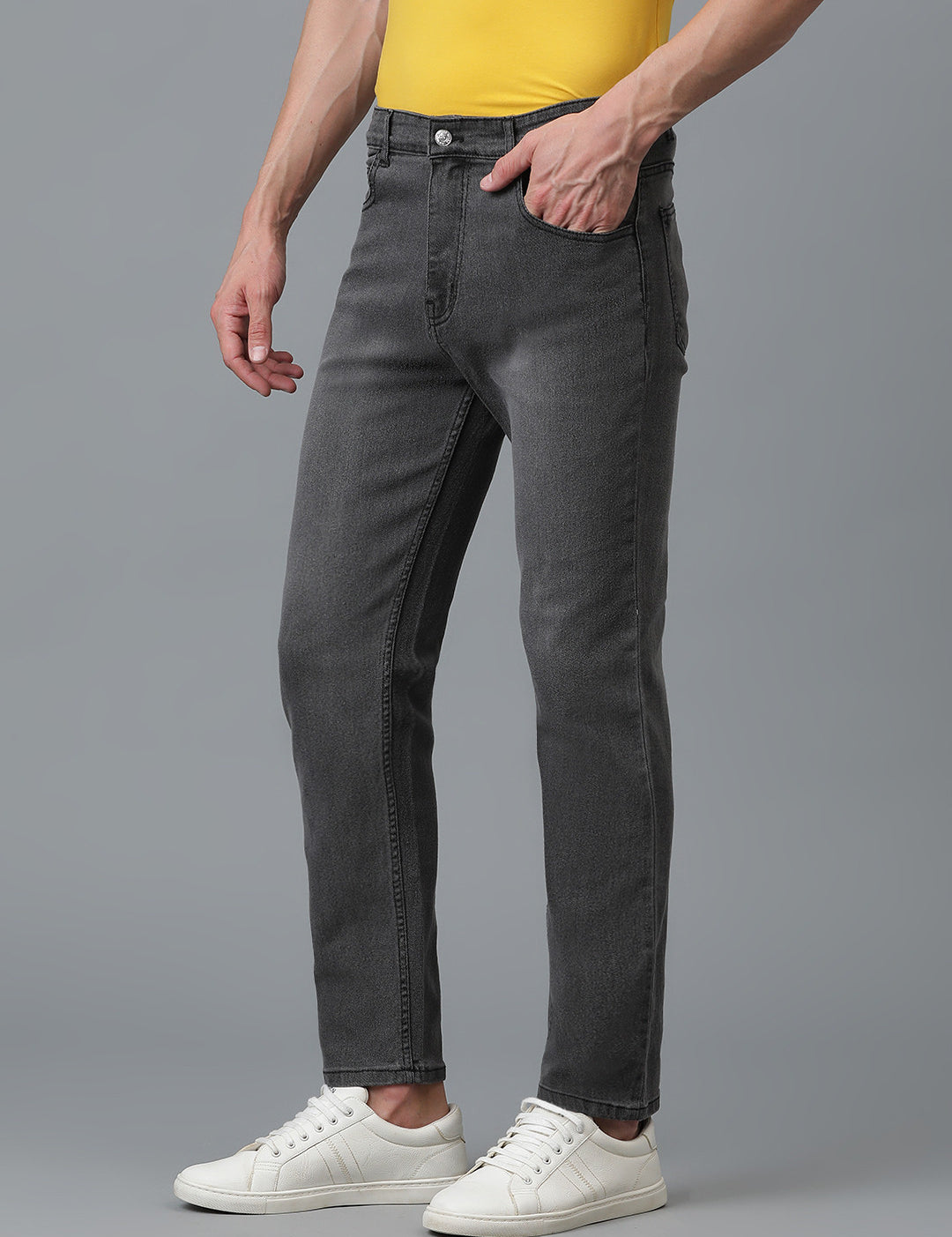 KOTTY Jogger Fit Men Grey Jeans