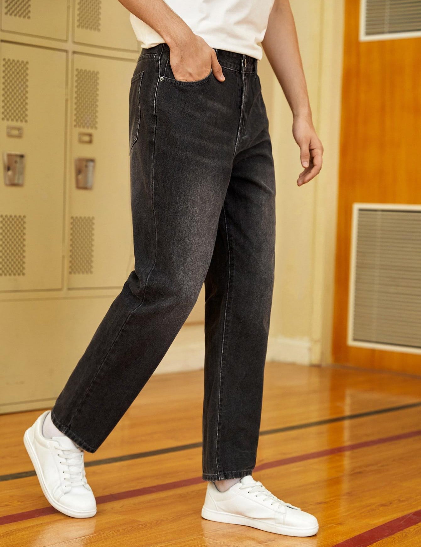 KOTTY Jogger Fit Men Black Jeans