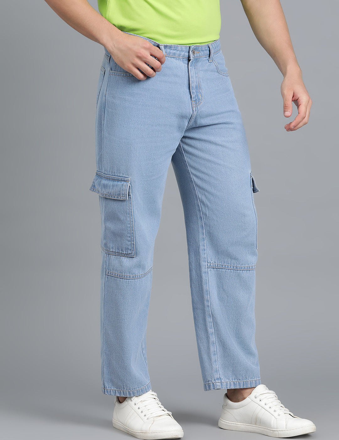 KOTTY Jogger Fit Men Light Blue Jeans